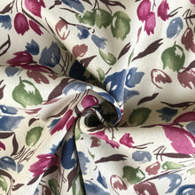 Mulberry Blooms Linen Viscose from Stitchy Bee