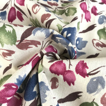 Mulberry Blooms Linen Viscose from Stitchy Bee