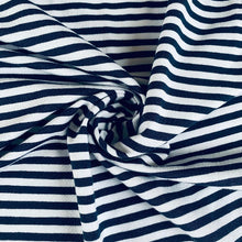 The Perfect Breton Stripe Navy Cotton Jersey from Stitchy Bee