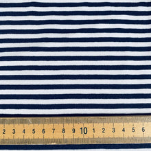 The Perfect Breton Stripe Navy Cotton Jersey from Stitchy Bee