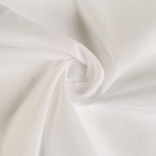 Pure White Cotton Lawn from Stitchy Bee
