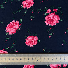 Rosie Navy Crepe Chiffon from Stitchy Bee