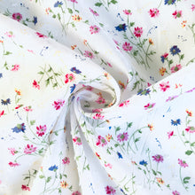 Summer Basket Floral Dobby Cotton from Stitchy Bee