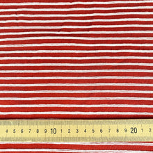 Red and White Ribbing from Stitchy Bee